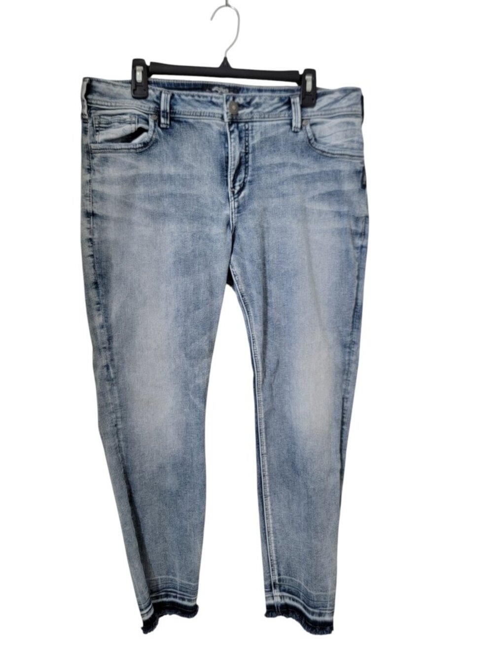 Silver Jeans Co Size 36 "Avery" Ankle Skinny Denim Blue Jeans